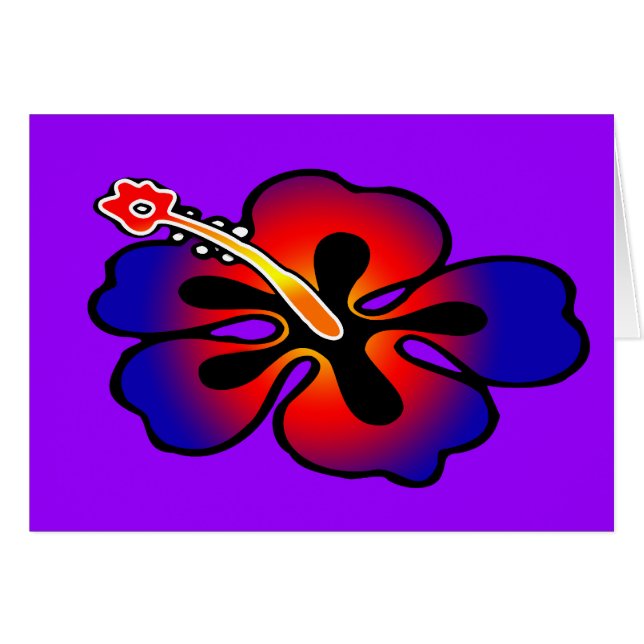 Hibiscus Card (Front Horizontal)