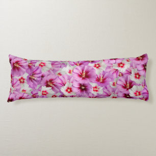Hibiscus - Chinese Rose Flower Pattern Body Cushion
