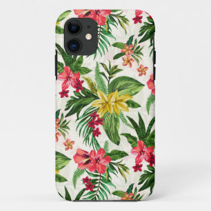 Hibiscus Colourful Floral Pattern iPhone 11 Case