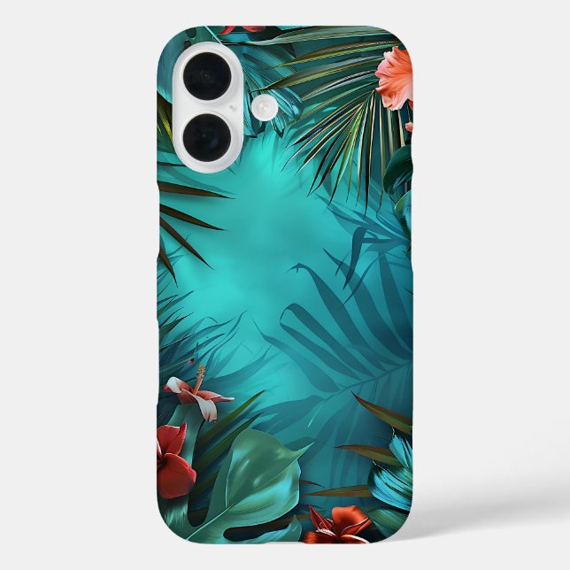 Hibiscus Dream Tropical iPhone Case (Back)