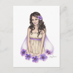 Hibiscus Fairy Postcard