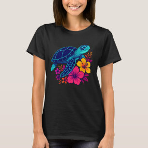 Hibiscus Floral Artwork for Nature Fans Vibrant Tu T-Shirt