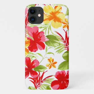 Hibiscus Floral Fiesta iPhone 11 Case