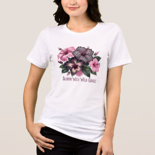 Hibiscus Floral Graphic Tee