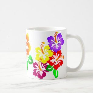 Hibiscus Floral Mug