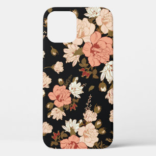 Hibiscus Floral: Seamless Pattern Design iPhone 12 Case