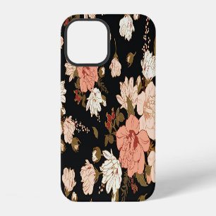 Hibiscus Floral: Seamless Pattern Design iPhone 12 Case