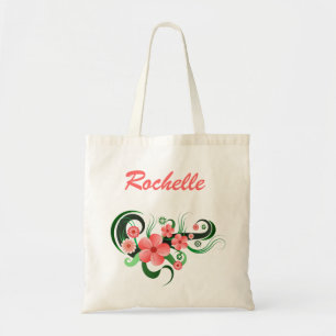 Hibiscus Florist Flower Floral Budget Tote Bag