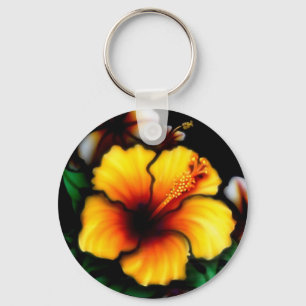 Hibiscus Flower Key Chain