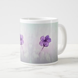 Hibiscus flower large coffee mug