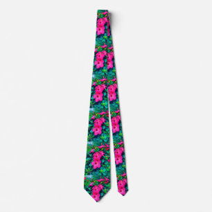 Hibiscus Flower Love Tie