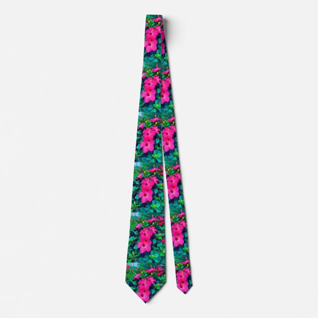 Hibiscus Flower Love Tie (Front)