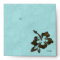 Hibiscus Flower Luau Party Chocolate Brown Blue