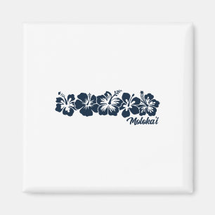 Hibiscus Flower Molokai Hawaii Aloha Hawaiian Beac Magnet