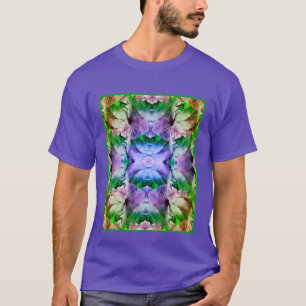 Hibiscus Flower Multiplied Abstract T-Shirt