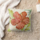 Hibiscus Flower Throw Pillow (Blanket)