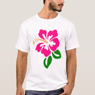 Hibiscus Flower Tropic Bloom Blossom Botanical T-Shirt