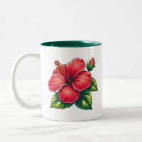 Hibiscus flower two tone
