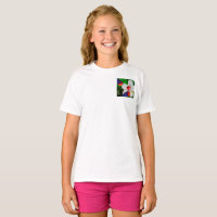 Hibiscus flower with 2 Tiger Basic Dark T-Shirt