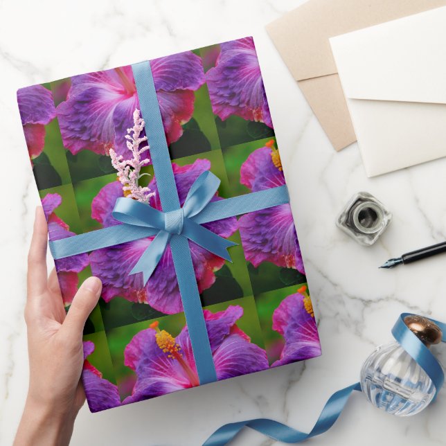 Hibiscus Flower Wrapping Paper (Gifting)