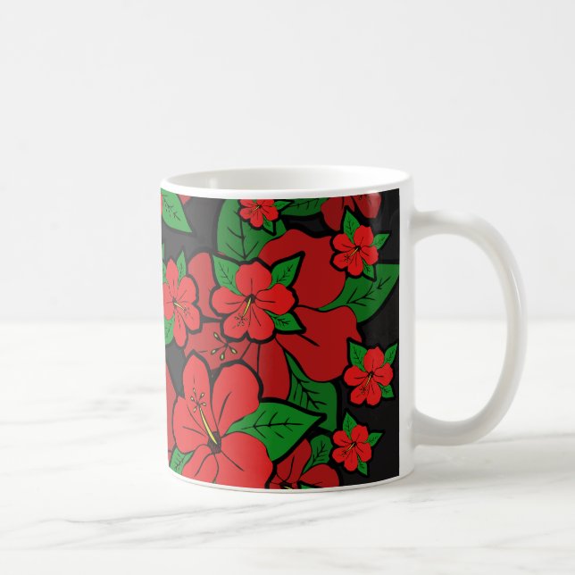 Hibiscus Flowers #1 Coffee Mug (Right)
