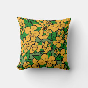 Hibiscus Flowers #3 Cushion