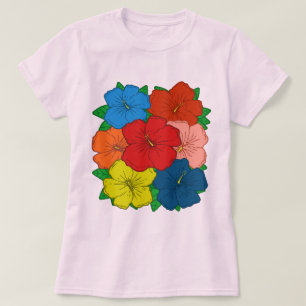 Hibiscus Flowers #7 T-Shirt