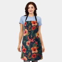 Hibiscus Flowers, A Tropical Floral Pattern