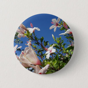 Hibiscus Flowers Button