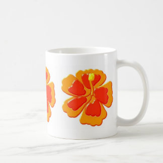 hibiscus flowers coffee mug