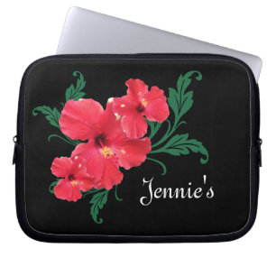Hibiscus Flowers Laptop Sleeve