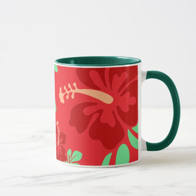Hibiscus Flowers Mug (Right)