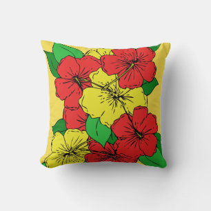 Hibiscus Flowers RY Cushion