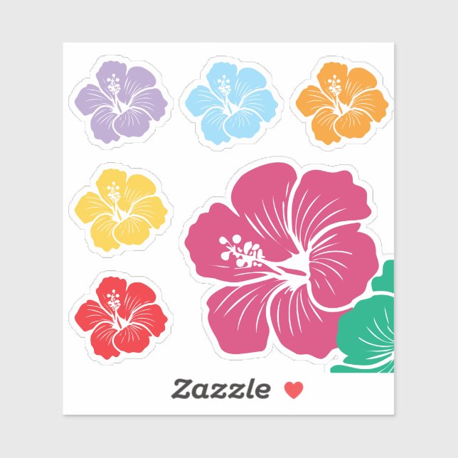 Hibiscus Flowers Variety (Sheet)
