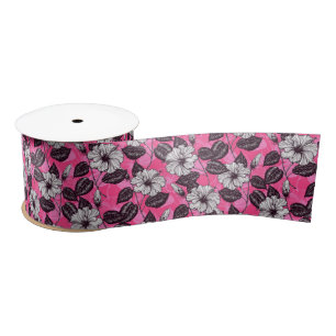 Hibiscus garden 2 satin ribbon