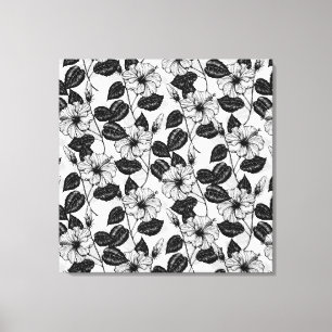 Hibiscus garden canvas print