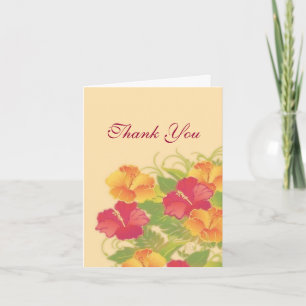 hibiscus garden ~ thank you gift tag