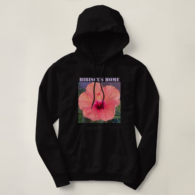 HIBISCUS HOME HOODIE (Design Front)