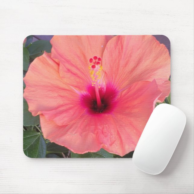 HIBISCUS HOME MOUSE MAT (With Mouse)