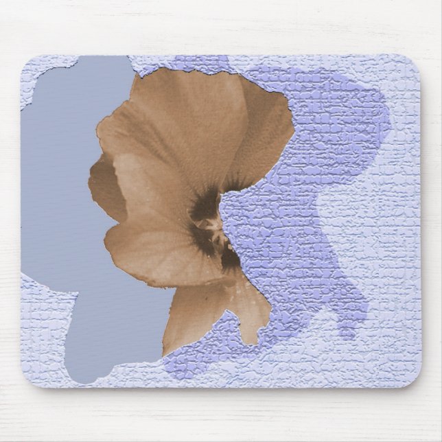 Hibiscus in Shadow Mouse Mat (Front)