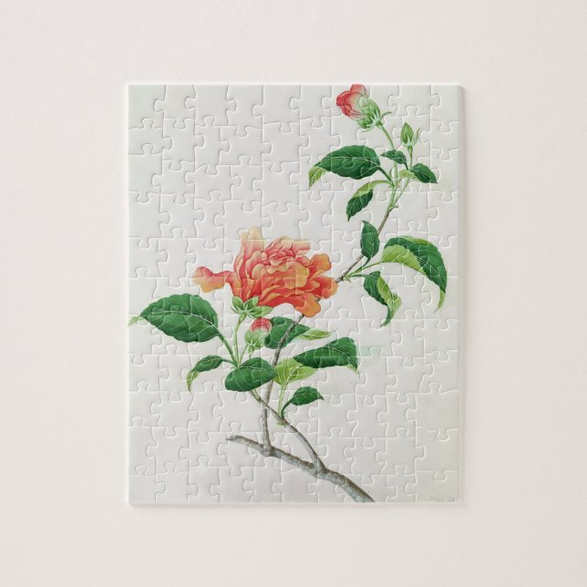Hibiscus Jigsaw Puzzle (Vertical)