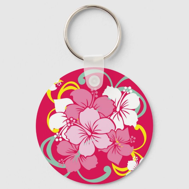 Hibiscus Key Ring (Front)