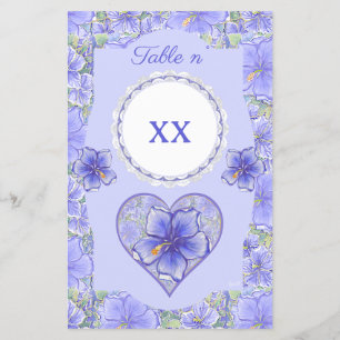 Hibiscus & lace BLUE