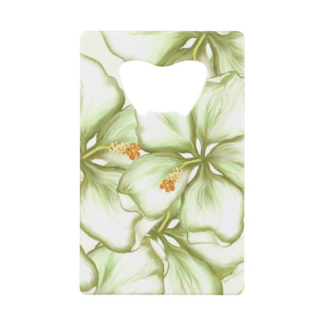 Hibiscus & lace WHITE (Front)