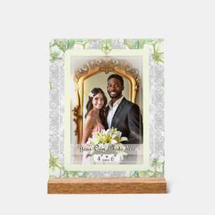 Hibiscus & lace WHITE Acrylic Sign