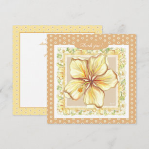 Hibiscus & lace YELLOW