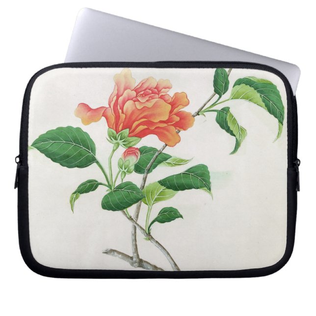 Hibiscus Laptop Sleeve (Front)