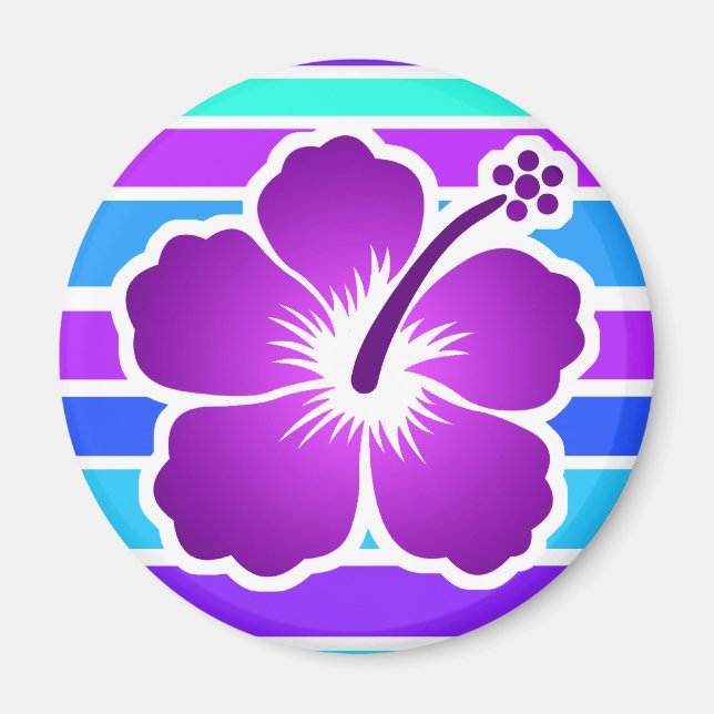 Hibiscus Magnet (Front)