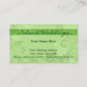 hibiscus motif.grn ~ bc business card