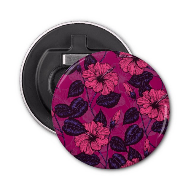 Hibiscus night bottle opener (Front)